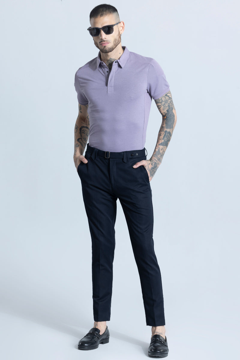 Urbanoid Lavender Polo T-Shirt