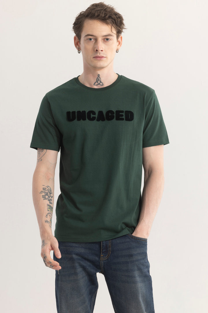 Stylusion Green Printed T-shirt