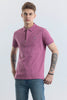 Manuela Magenta Plain Polo T-Shirt