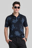 Black Stitchless Polo T-Shirt