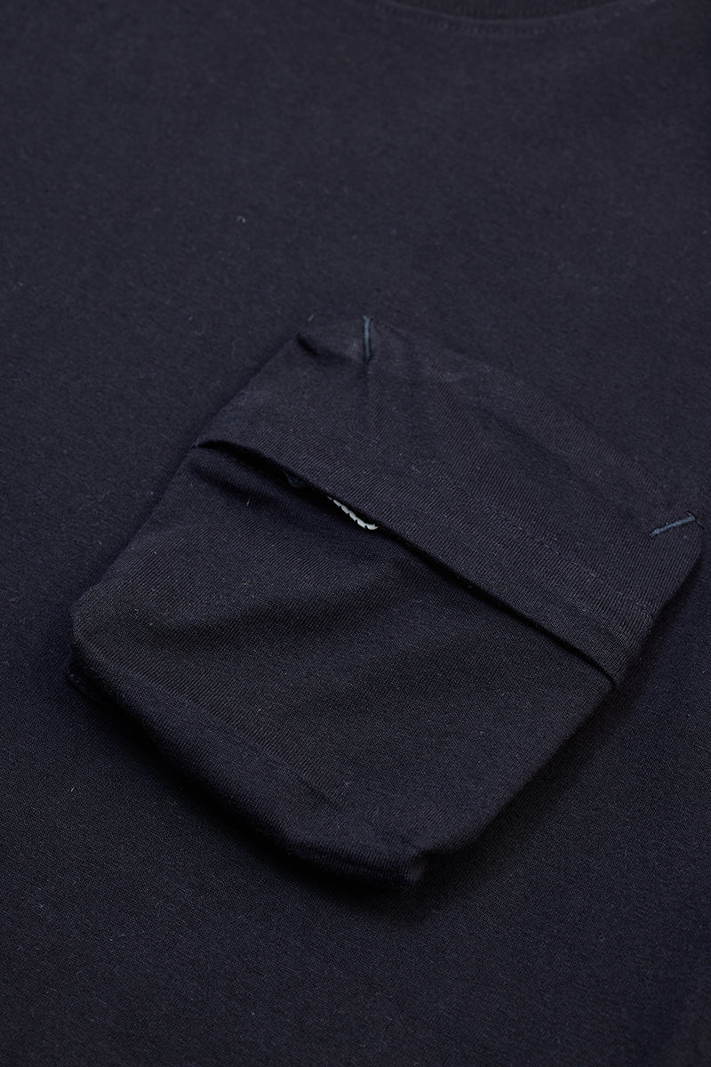 Black Utility Pocket Oversized T-Shirt