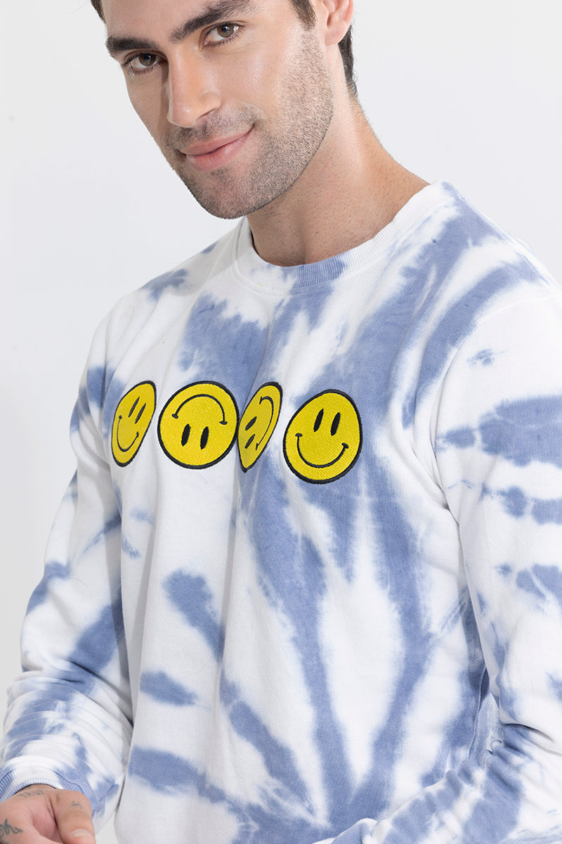 Smiley Blue Sweatshirt