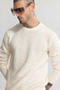 Wabble Line Cream Sweater