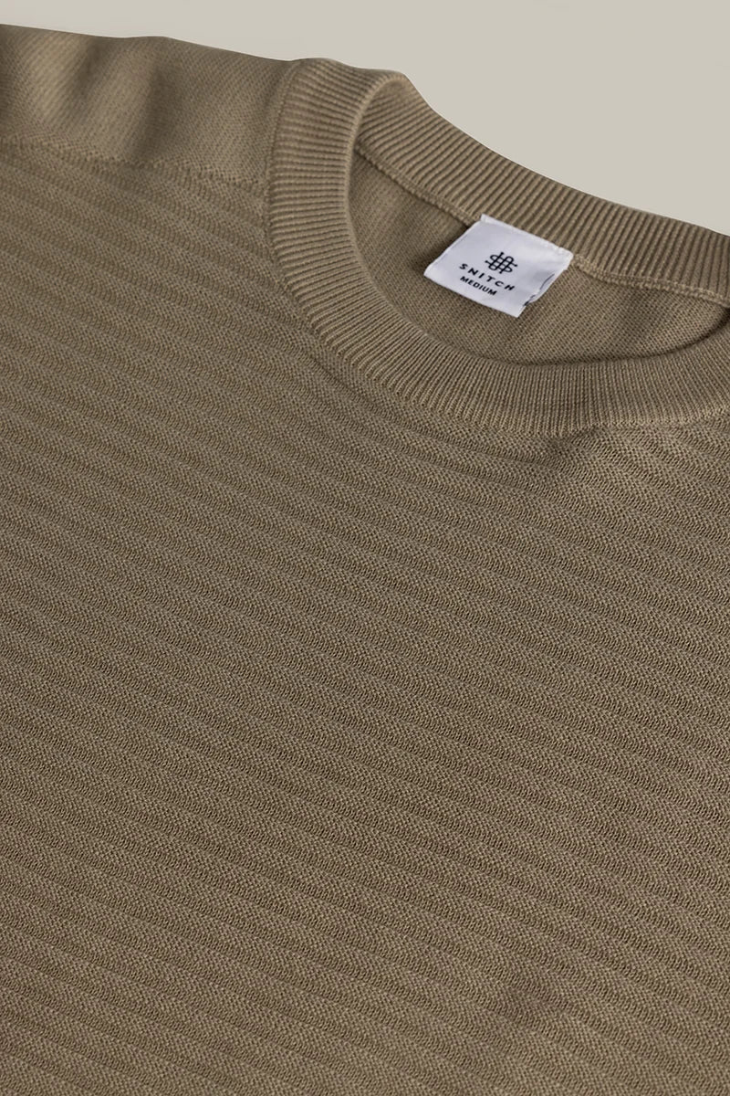 Wabble Line Beige Sweater