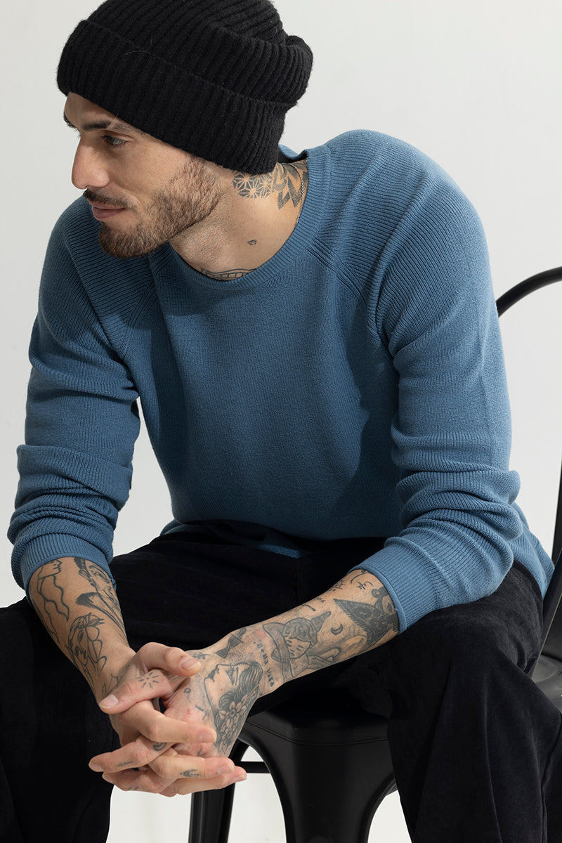 Knitline Blue Sweater