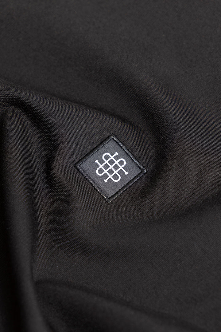 Embroided Logo Black Sweatshirt