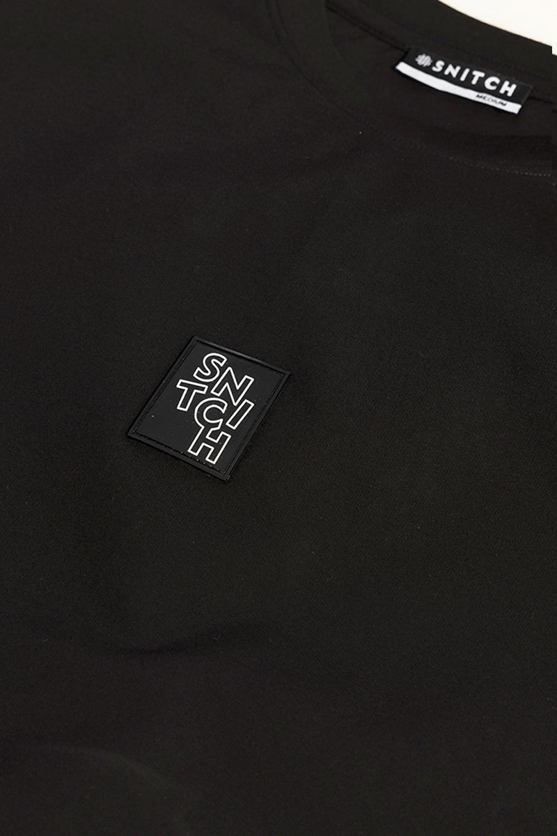 Mid Logo Black Sweatshirt