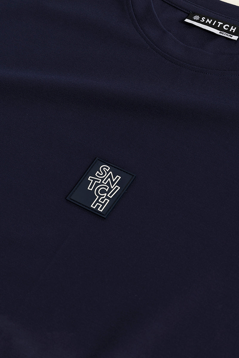 Mid Logo Navy Sweatshirt