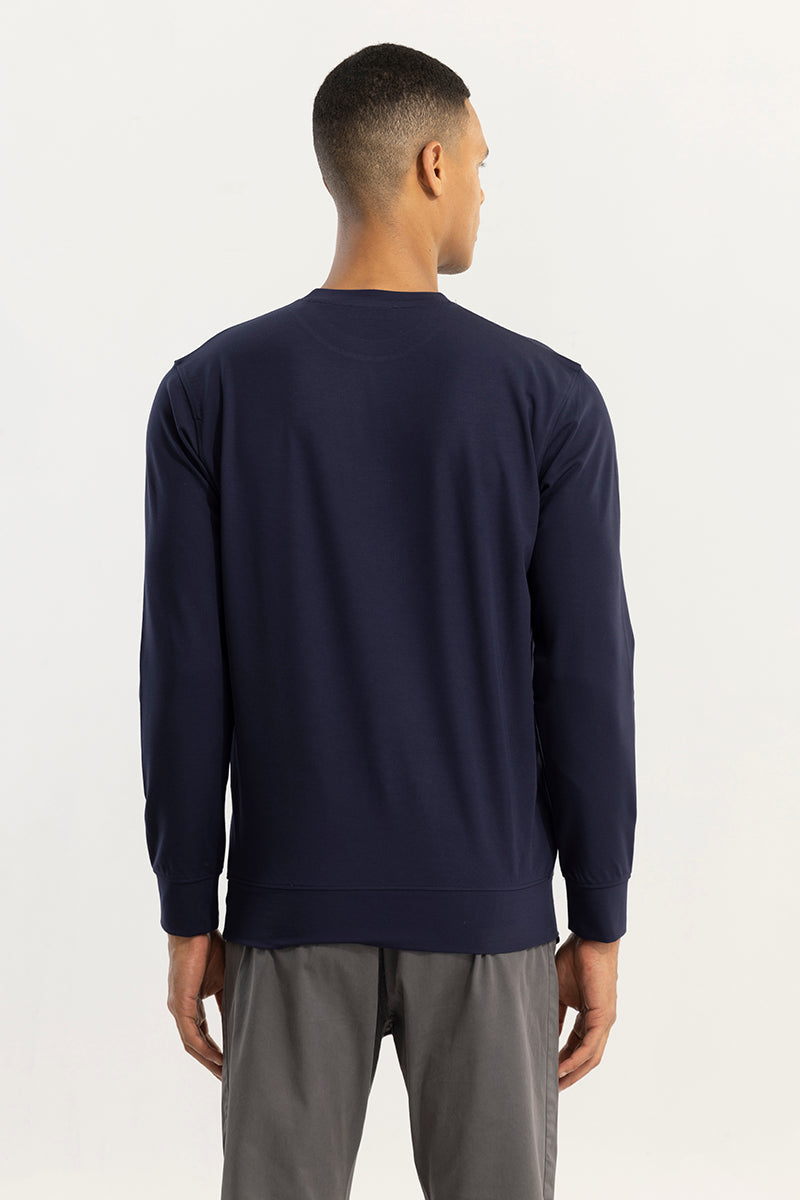 Mid Logo Navy Sweatshirt