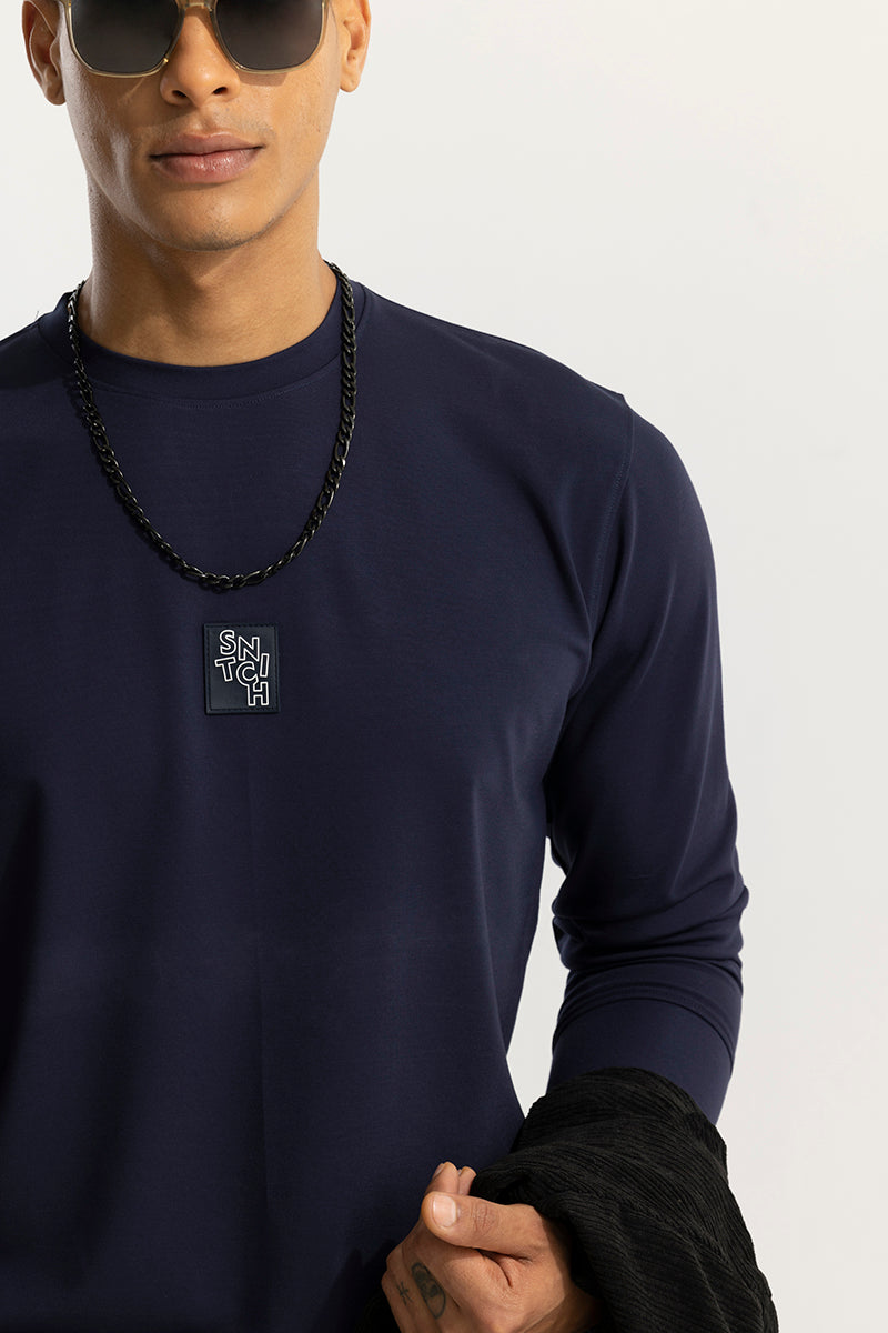 Mid Logo Navy Sweatshirt