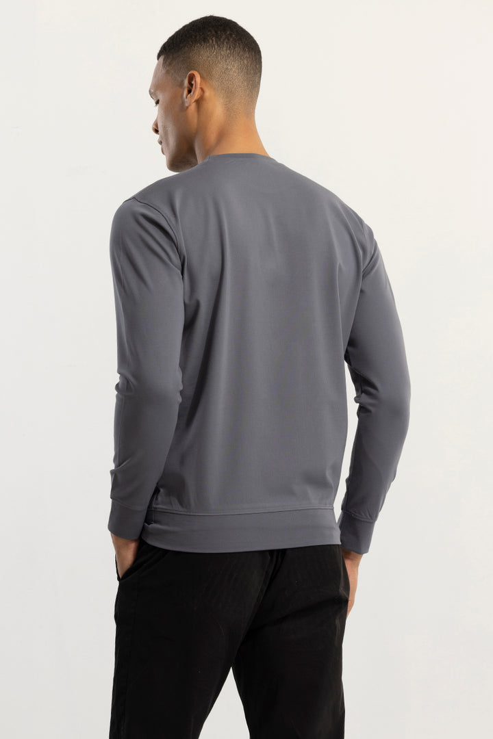 Mid Logo Anchor Grey Sweatshirt