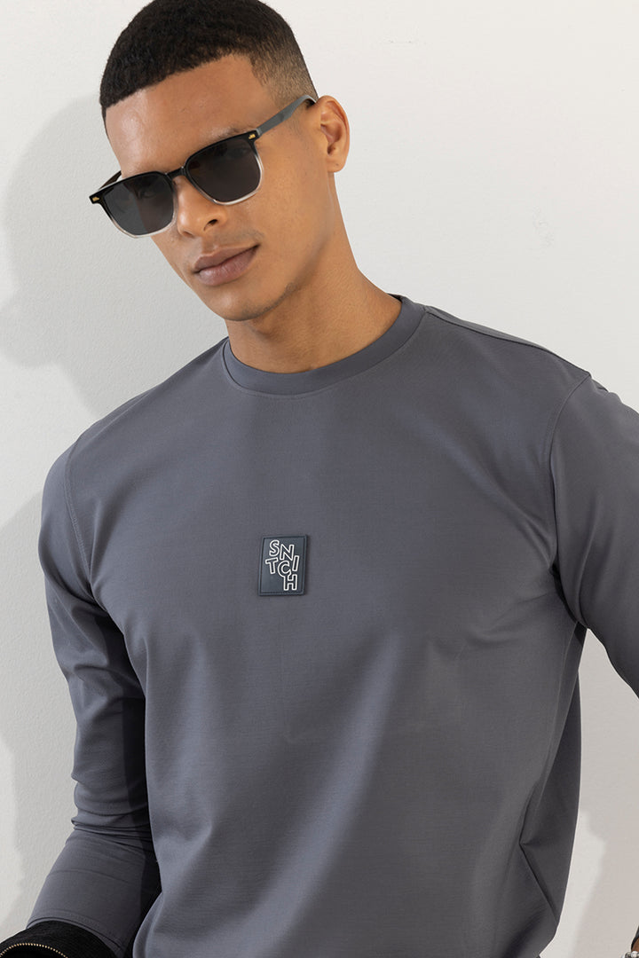 Mid Logo Anchor Grey Sweatshirt