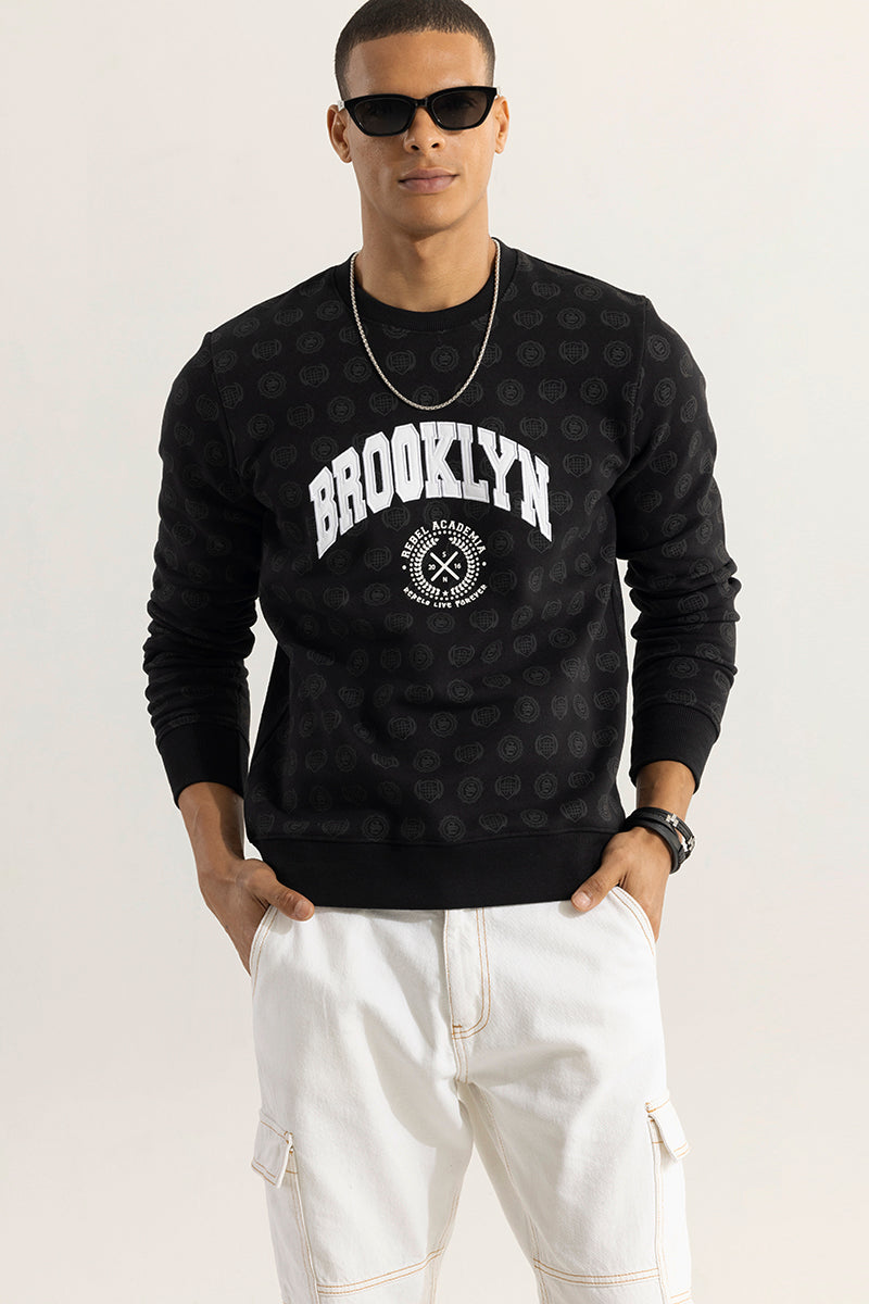 Brooklyn Black Sweatshirt