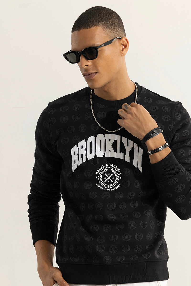 Brooklyn Black Sweatshirt