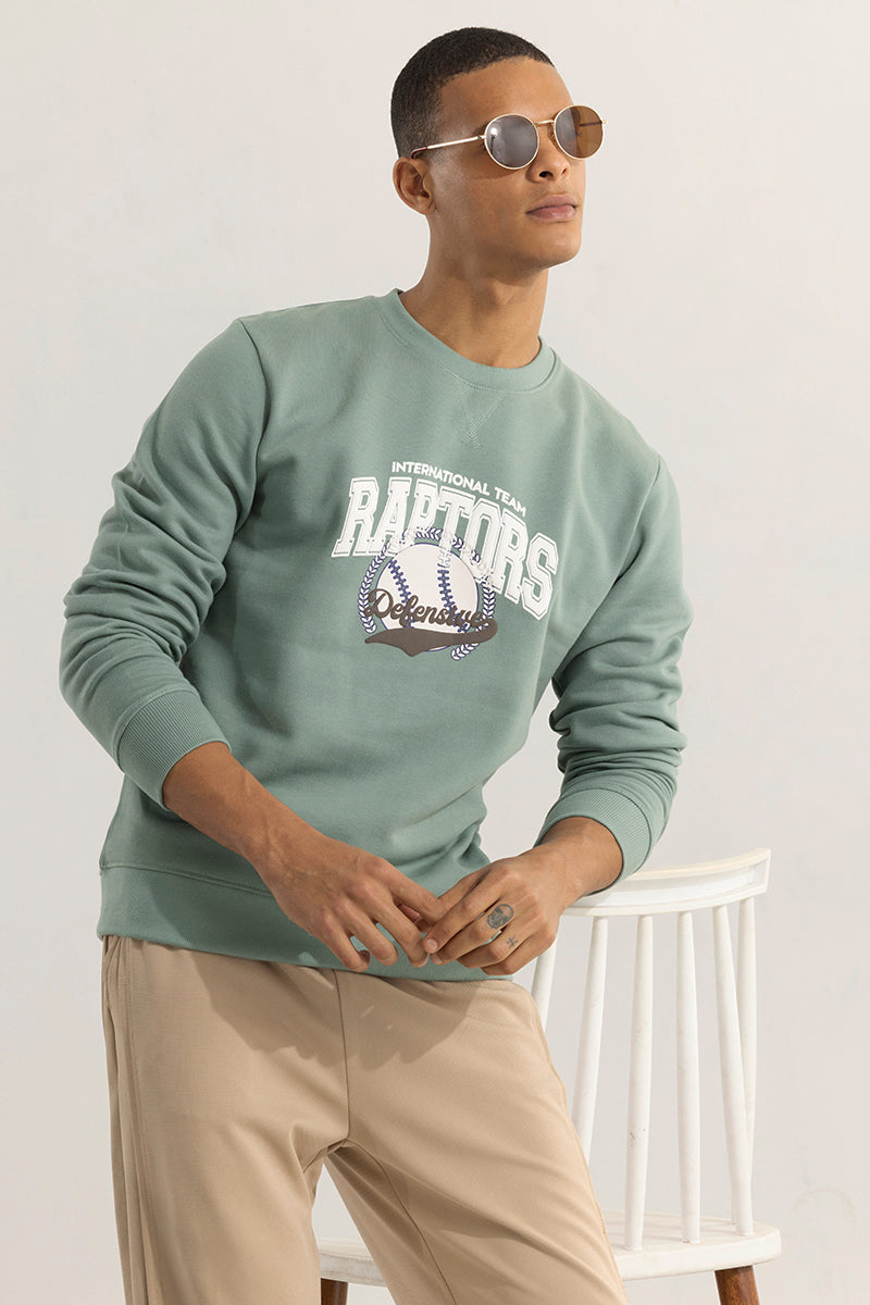 Raptors Green Sweatshirt