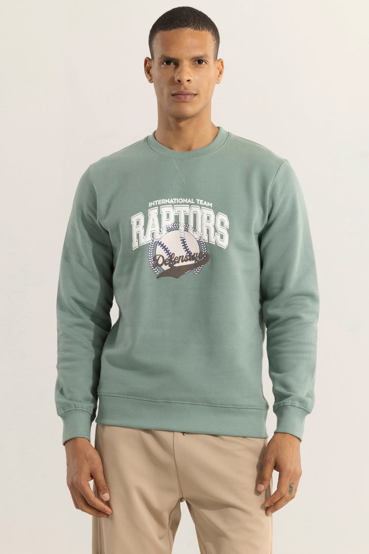 Raptors Green Sweatshirt