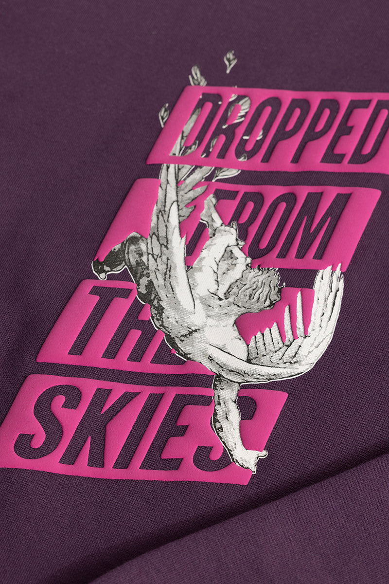 Dropped From The Skies Purple Sweatshirt