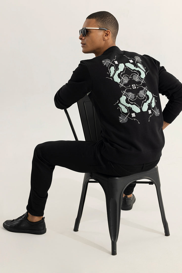 Cyborg Black Sweatshirt