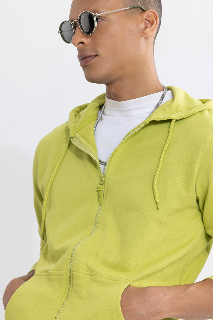 Rollick Green Hoodie