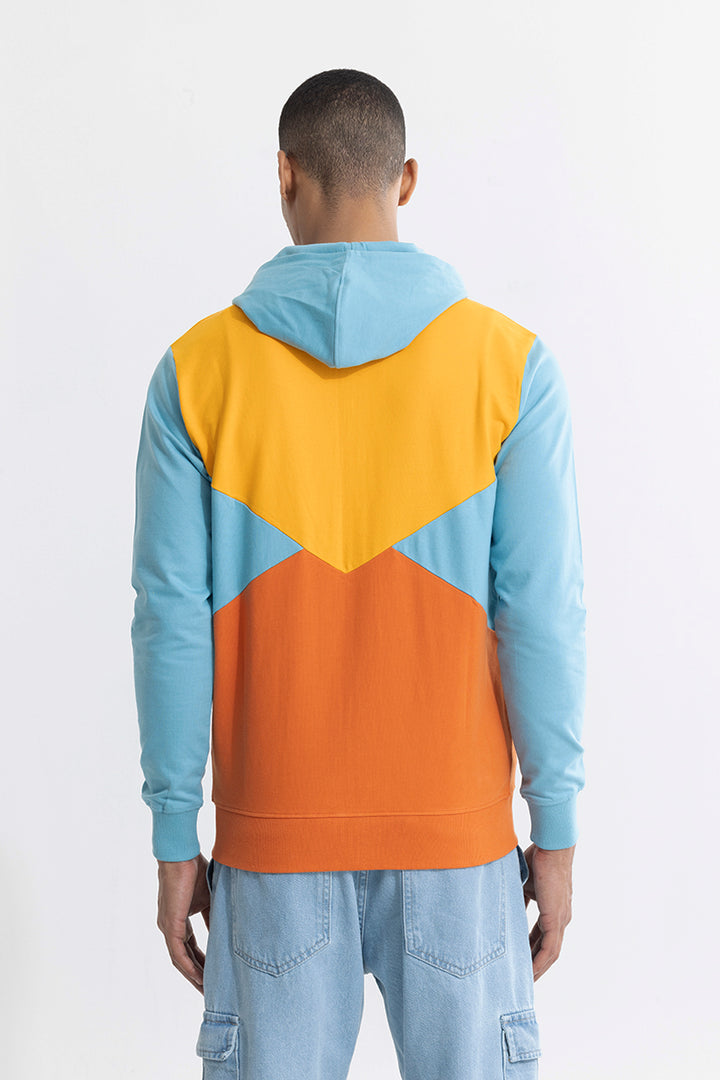 Blending Colour Orange Hoodie