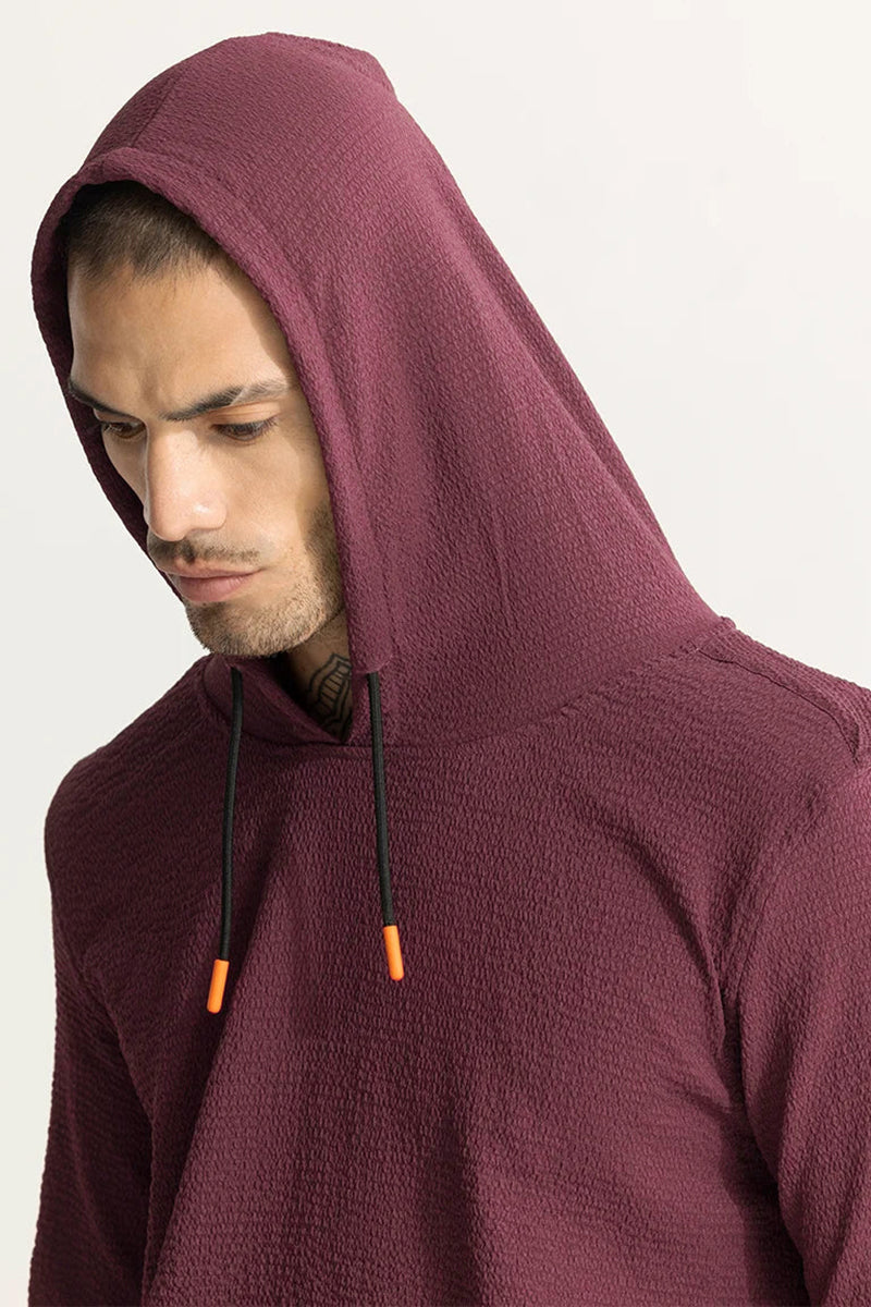 Sqishy Maroon Hoodie