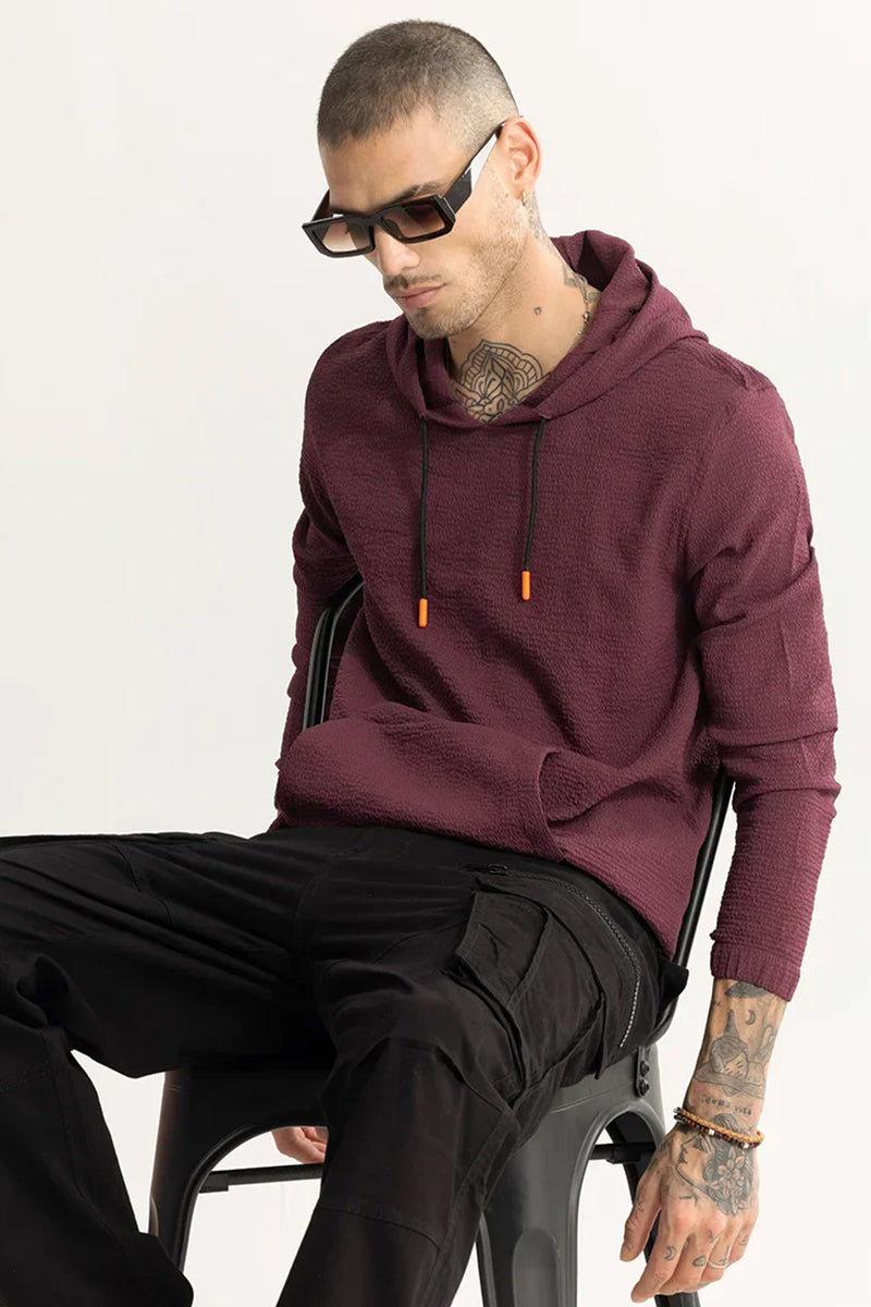 Sqishy Maroon Hoodie