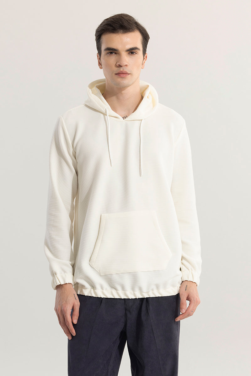 Supine White Hoodie