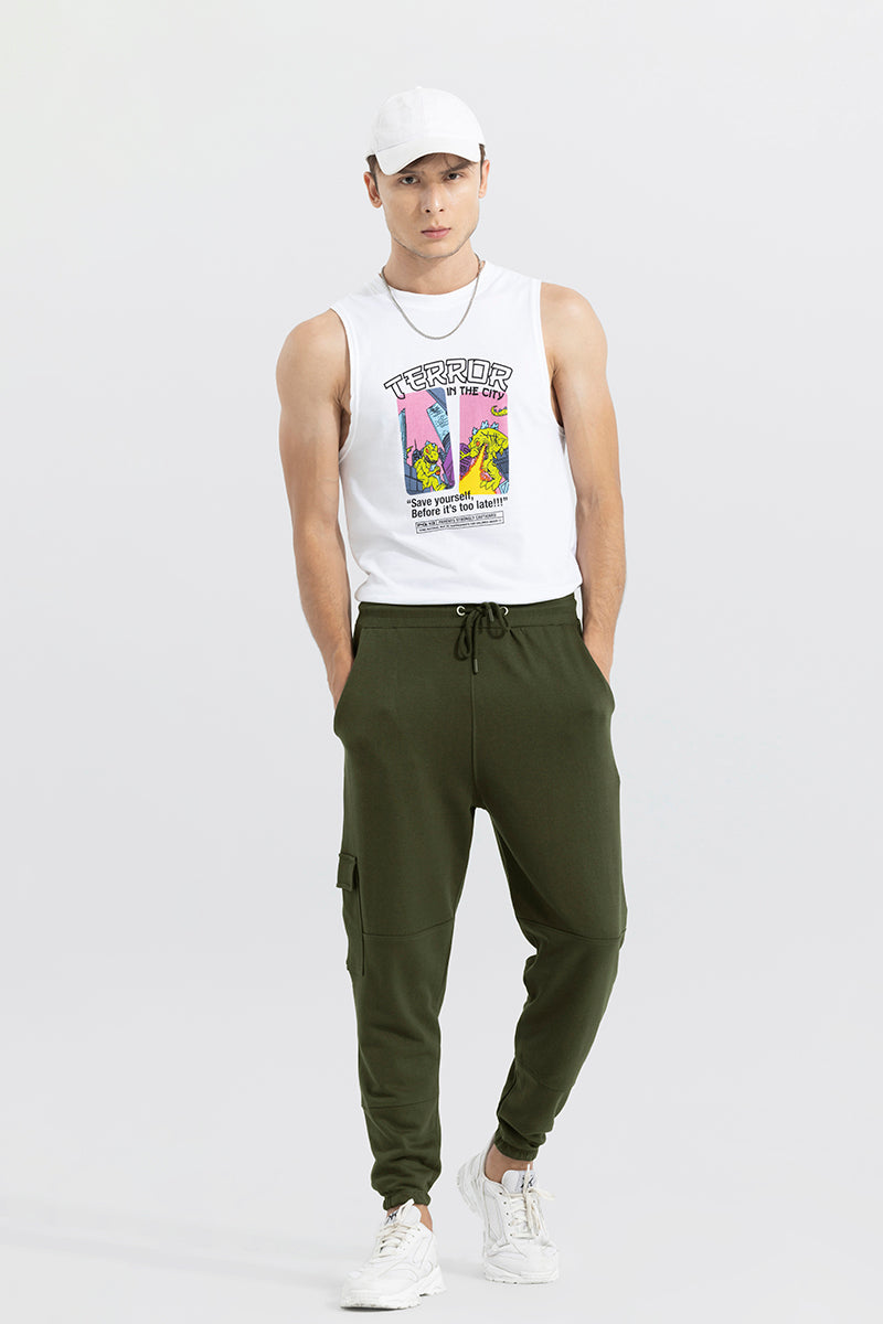 Scramble Olive Jogger