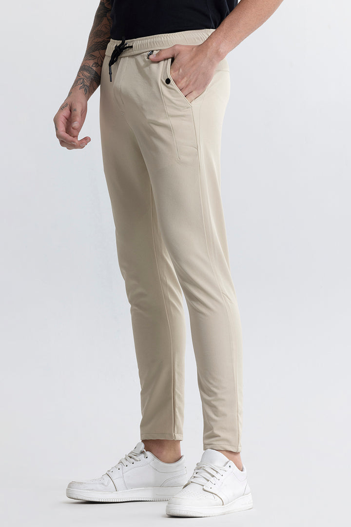 Hyper Flex Beige Trackpant