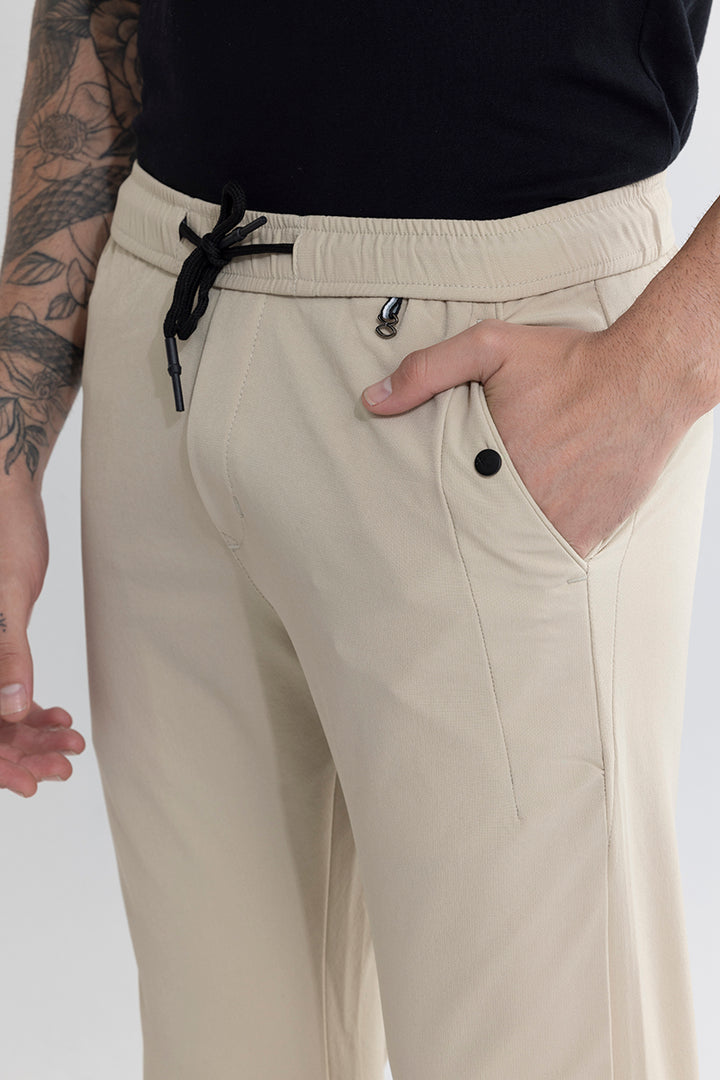 Hyper Flex Beige Trackpant