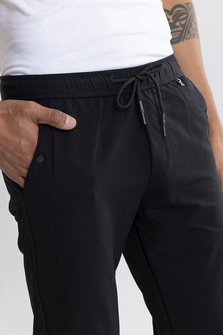 Hyper Flex Black Trackpant