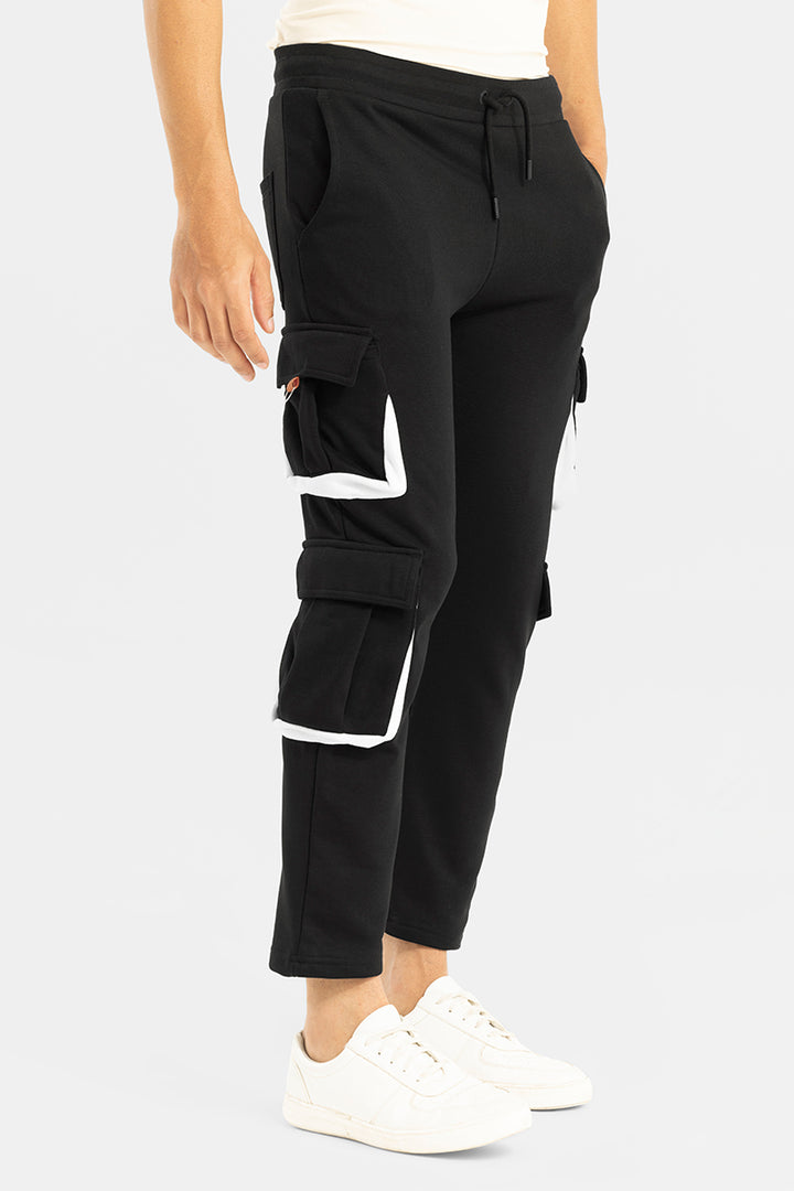 Entrant Black Track Pant