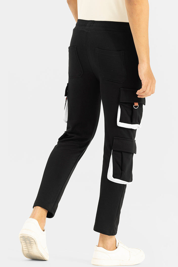 Entrant Black Track Pant