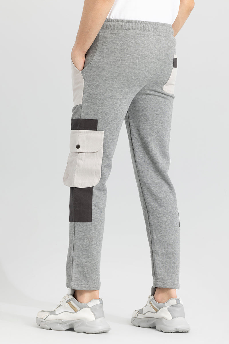 Cut & Sew Grey Jogger