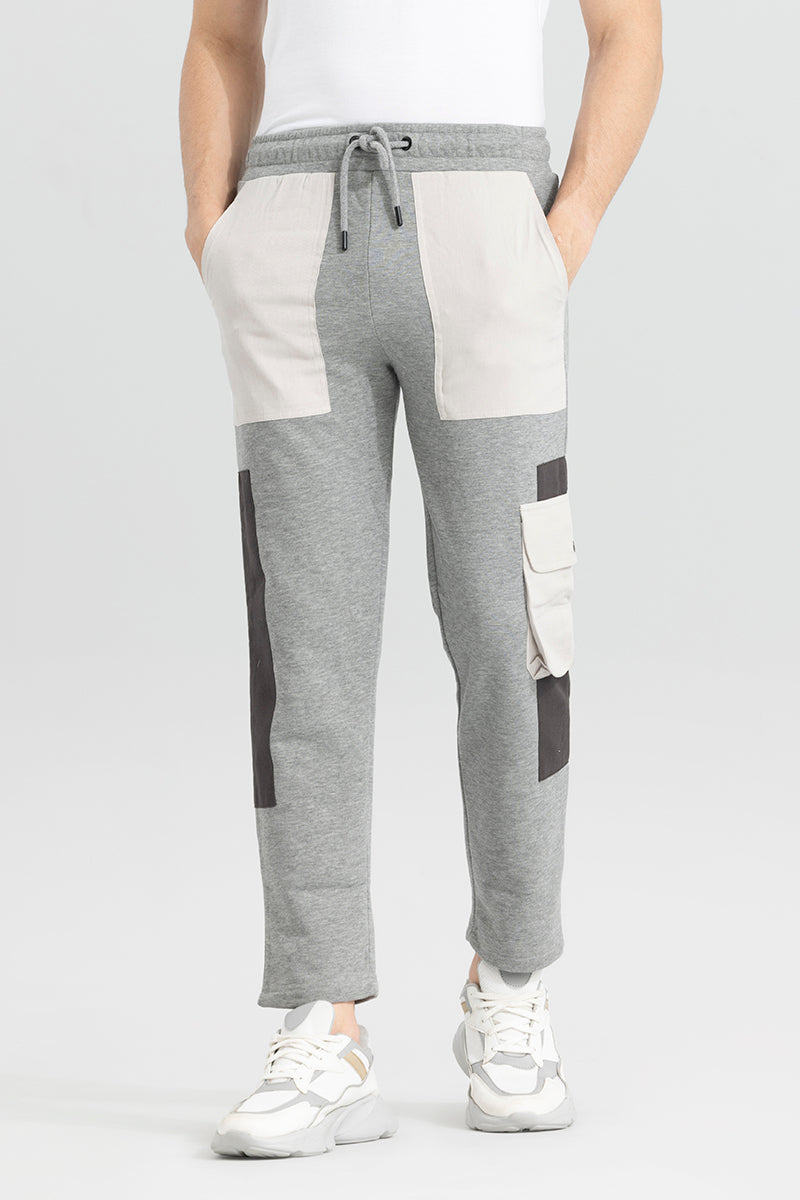 Cut & Sew Grey Jogger