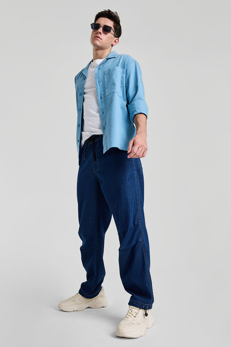 Blue Parachute Pants