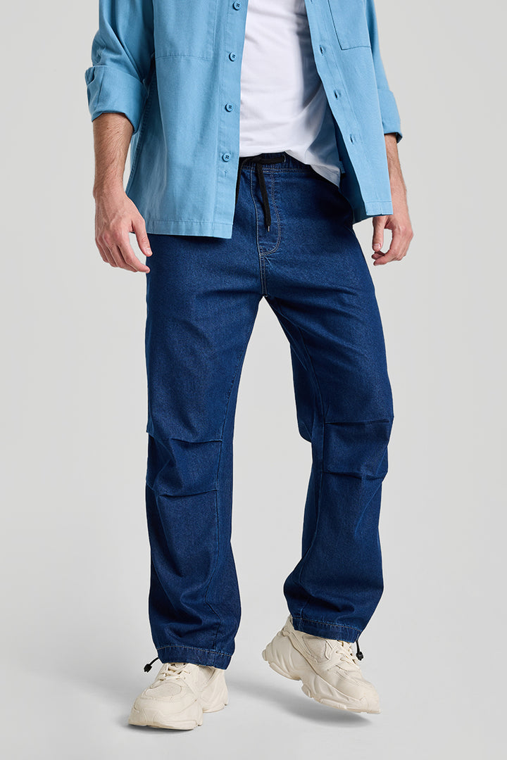 Blue Parachute Pants