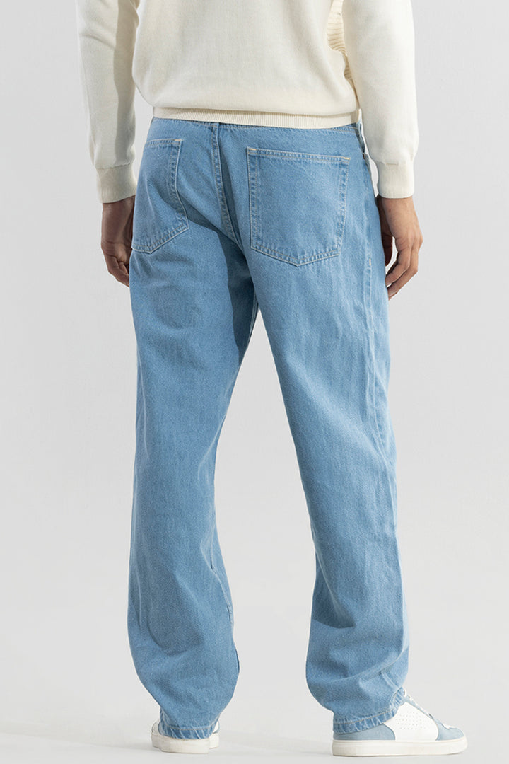 Streetsway Ice Blue Baggy Fit Jeans