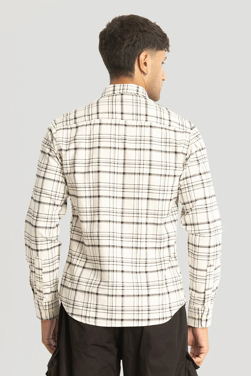 White Checks Oxford Shirt