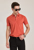 Coral Stitchless Polo T-Shirt