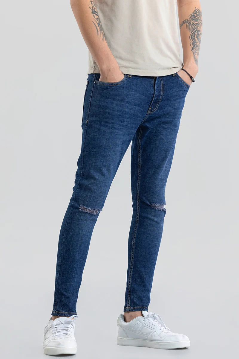 Livia Dark Blue Skinny Fit Jeans