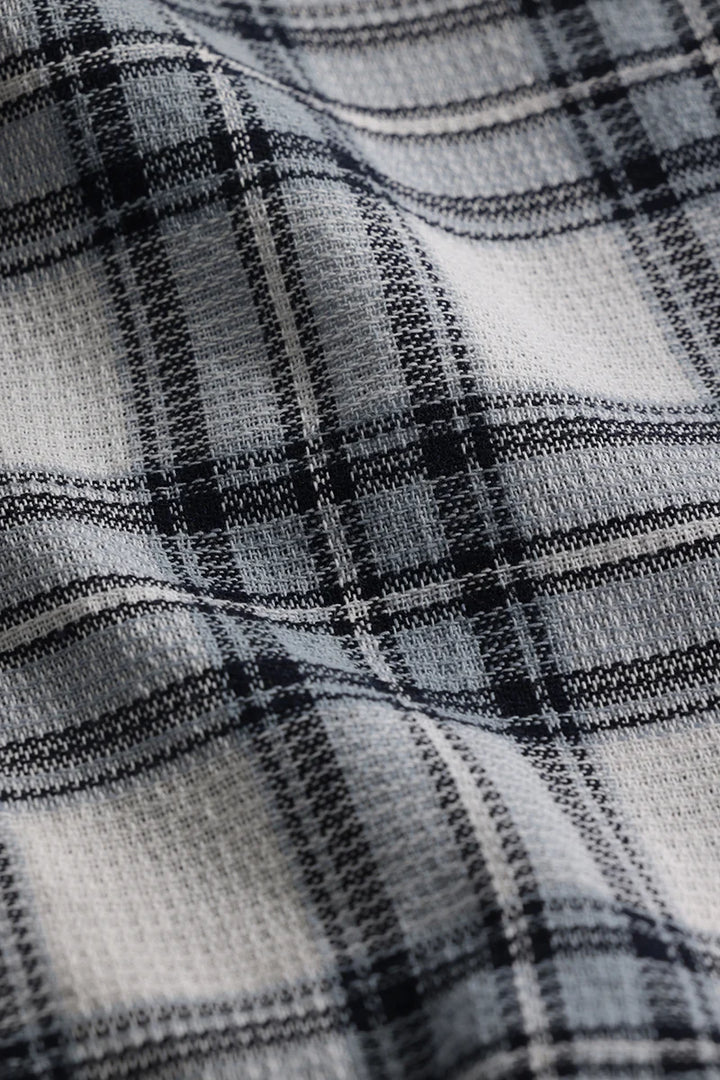 Plaidedge Blue Checked Shirt