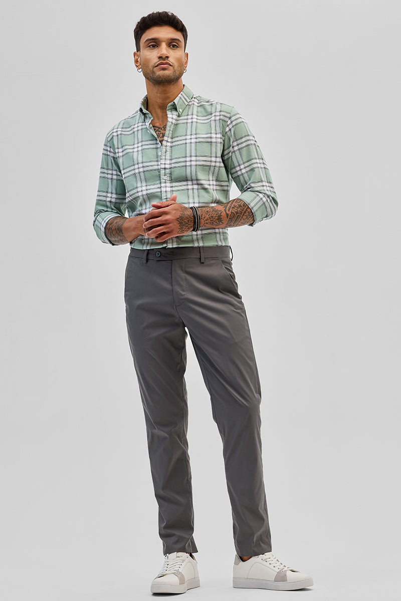 Grey Slim Fit Chinos