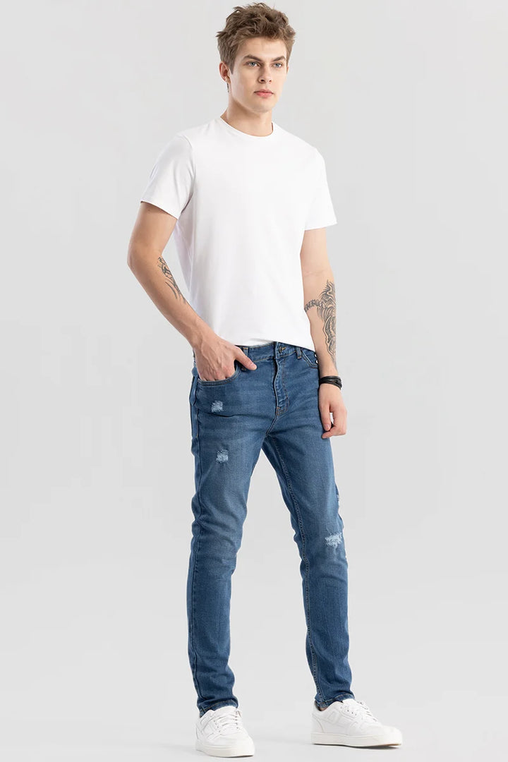 Denity Slim Fit Blue Jeans