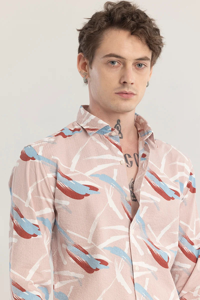 Foliavogue Pink Abstract Shirt