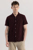 Mystique Brown Plain Shirt