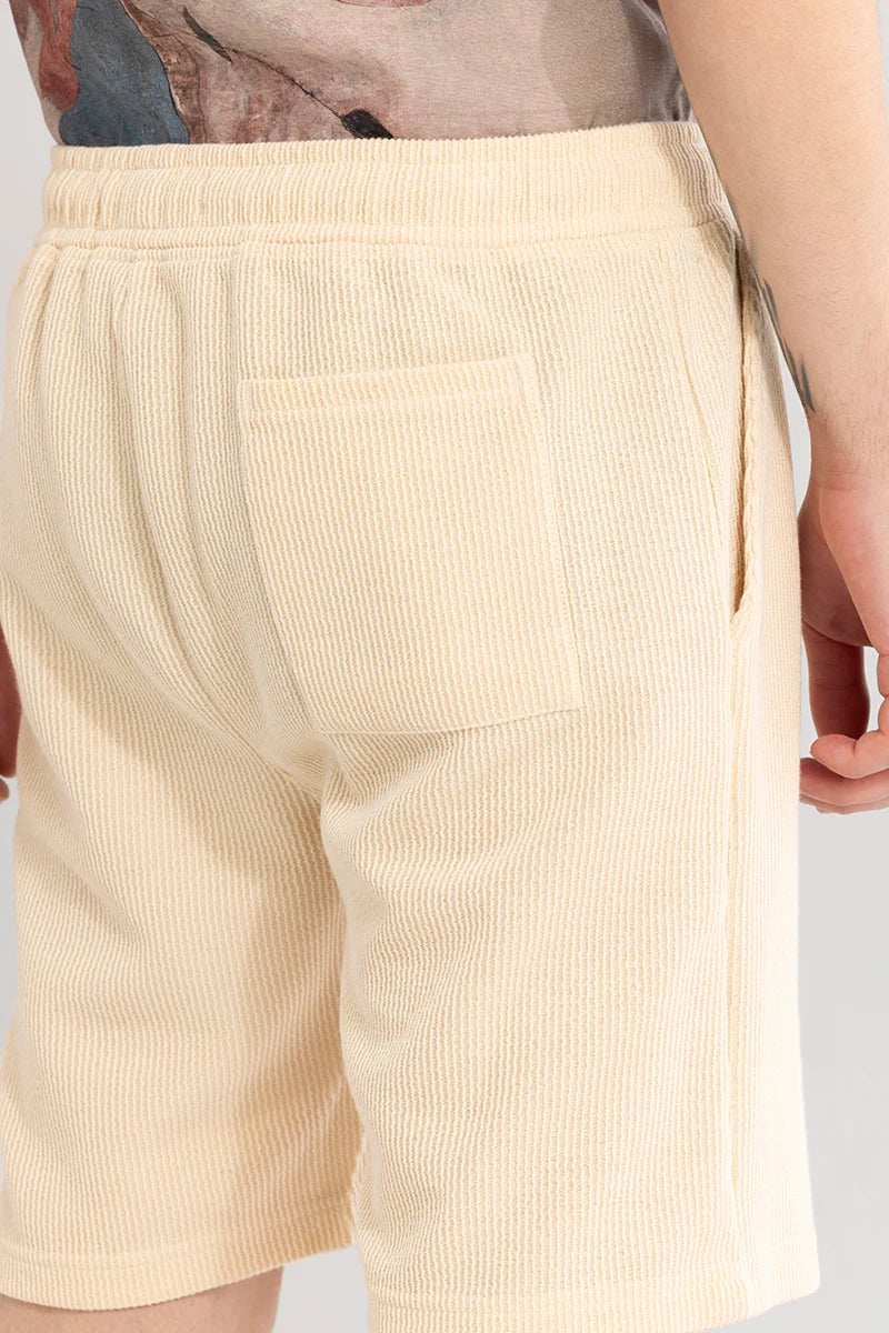 Tectoneer Beige Regular Fit Shorts