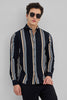 Black Stripes Slim Fit Shirt