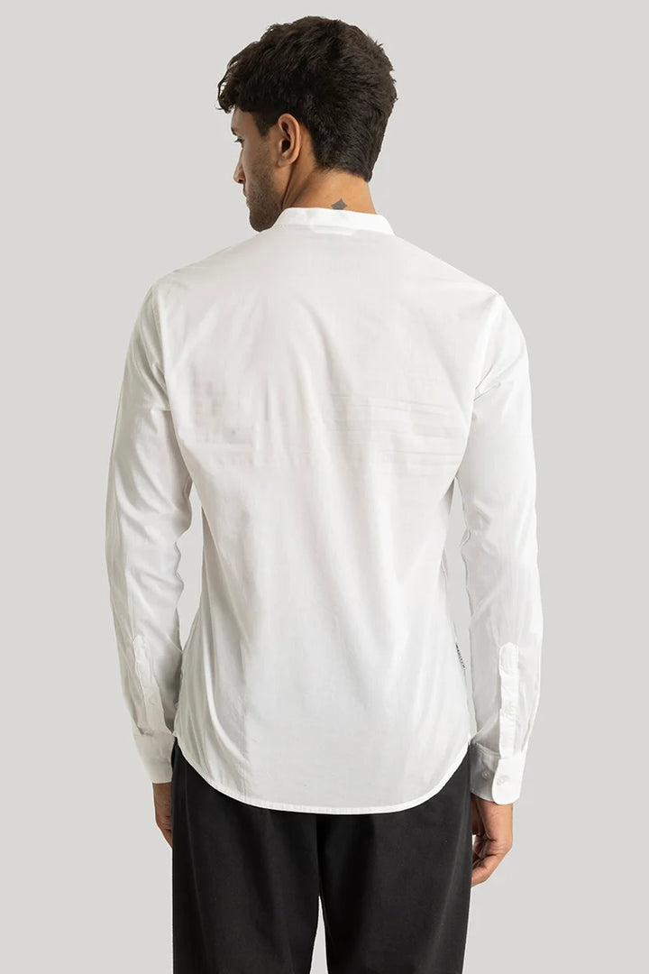 Yngve White Plain Shirt