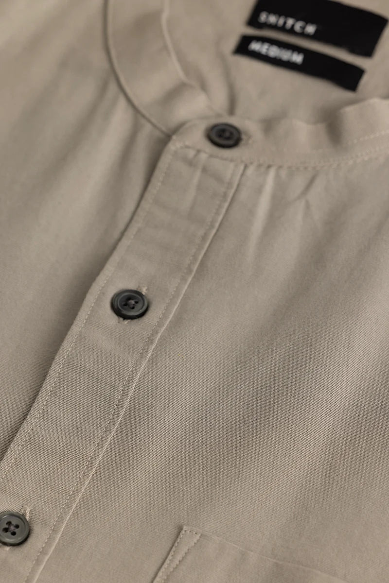 Viggo Plain Grey Shirt